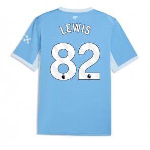 Manchester City Rico Lewis #82 Replika Hemmatröja 2026-27 Kortärmad